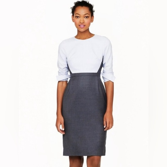J. Crew Clara Career Wool Long Sleeve Dress - Size 10 new with tags - Picture 1 of 11